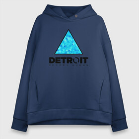 Женское худи Oversize хлопок с принтом DETROIT BECOME HUMAN в городе Новоалтайск, френч-терри — 70% хлопок, 30% полиэстер. Мягкий теплый начес внутри —100% хлопок | боковые карманы, эластичные манжеты и нижняя кромка, капюшон на магнитной кнопке | action | ai | android | connor | dbhpk19 | detroit become human | rk 800 | rk 900 | андроиды | детектив | игра | интерактивное кино | кара | коннор | логотип | маркус | роботы | фирменный стиль | экшн