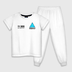 Детская пижама хлопок с принтом RK800 CONNOR (НА СПИНЕ) в городе Новоалтайск, 100% хлопок |  брюки и футболка прямого кроя, без карманов, на брюках мягкая резинка на поясе и по низу штанин
 | action | ai | android | connor | dbhpk19 | detroit become human | rk 800 | rk 900 | андроиды | детектив | игра | интерактивное кино | кара | коннор | логотип | маркус | роботы | фирменный стиль | экшн