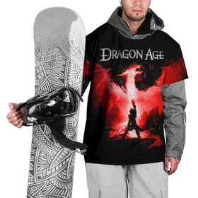Накидка на куртку 3D с принтом Dragon Age в городе Новоалтайск, 100% полиэстер |  | dragon age | gamer | grey wardens | inquisition | игры | инквизиция | компьютерные игры | серые стражи