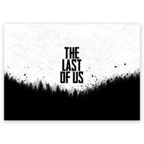 Поздравительная открытка с принтом THE LAST OF US в городе Новоалтайск, 100% бумага | плотность бумаги 280 г/м2, матовая, на обратной стороне линовка и место для марки
 | gamer | player | stels | the last of us | the last of us part 2 | бегун | джоэл | каннибалы | охотники | сталкер | топляк | цикады | щелкун | элли