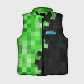 Женский жилет утепленный 3D с принтом Minecraft EARTH в городе Новоалтайск,  |  | craft | creeper | earth | game | green | logo | mine | minecraft | mobile | online | world | зеленый | земля | зомби | игра | крипер | лого | майкрафт | майнкрафт | мир | мобайл | онлайн | планета | синий | текстура