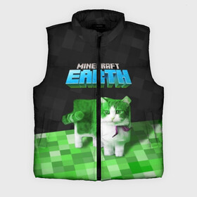 Мужской жилет утепленный 3D с принтом Minecraft EARTH  Котик в городе Новоалтайск,  |  | craft | creeper | earth | game | green | logo | mine | minecraft | mobile | online | world | зеленый | земля | зомби | игра | крипер | лого | майкрафт | майнкрафт | мир | мобайл | онлайн | планета | синий | текстура