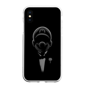 Чехол для iPhone XS Max матовый с принтом Mario в городе Новоалтайск, Силикон | Область печати: задняя сторона чехла, без боковых панелей | mario | nintendo | видеоигра | денди | детская игра | игра | марио | нинтендо | прыгун