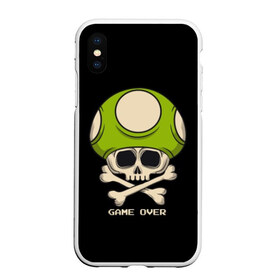 Чехол для iPhone XS Max матовый с принтом Mario в городе Новоалтайск, Силикон | Область печати: задняя сторона чехла, без боковых панелей | mario | nintendo | видеоигра | денди | детская игра | игра | марио | нинтендо | прыгун