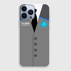 Чехол для iPhone 13 Pro Max с принтом RK800 CONNOR в городе Новоалтайск,  |  | Тематика изображения на принте: action | ai | android | connor | dbhpk19 | detroit become human | rk 800 | rk 900 | андроиды | детектив | игра | интерактивное кино | кара | коннор | логотип | маркус | роботы | фирменный стиль | экшн