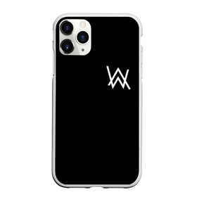 Чехол для iPhone 11 Pro матовый с принтом ALAN WALKER (НА СПИНЕ) в городе Новоалтайск, Силикон |  | alan walker | aw | electro | electro music | music | алан уокер | музыка | музыкант | электро | электронная музыка