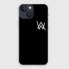 Чехол для iPhone 13 mini с принтом ALAN WALKER (НА СПИНЕ)   АЛАН ВОЛКЕР в городе Новоалтайск,  |  | alan walker | aw | electro | electro music | music | алан уокер | музыка | музыкант | электро | электронная музыка