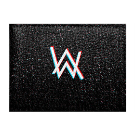 Обложка для студенческого билета с принтом ALAN WALKER GLITCH в городе Новоалтайск, натуральная кожа | Размер: 11*8 см; Печать на всей внешней стороне | Тематика изображения на принте: alan walker | aw | electro | electro music | glitch | music | space | алан уокер | космос | музыка | музыкант | электро | электронная музыка