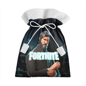 Подарочный 3D мешок с принтом Fortnite The Reaper в городе Новоалтайск, 100% полиэстер | Размер: 29*39 см | 2019 | armor | armour | cybersport | esport | fortnite | game | john wick | llama | logo | броня | джон уик | игра | киберспорт | лама | симулятор строительства | строительство | фортнайт | черный