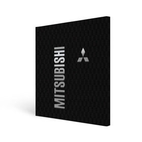 Холст квадратный с принтом Mitsubishi в городе Новоалтайск, 100% ПВХ |  | mitsubishi | авто | автомобиль | лого | логотип | митсубиси | митсубиши | текстура