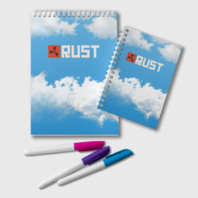 Блокнот с принтом Rust в городе Новоалтайск, 100% бумага | 48 листов, плотность листов — 60 г/м2, плотность картонной обложки — 250 г/м2. Листы скреплены удобной пружинной спиралью. Цвет линий — светло-серый
 | fury rust | grand rust | magic rust | rust | rust legacy | раст