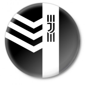 Значок с принтом Juventus в городе Новоалтайск,  металл | круглая форма, металлическая застежка в виде булавки | calcio | club | cr7 | cristiano ronaldo | dybala | football | full highlights | goals | highlights | italia | juventus | napoli | roma | serie a | белый | италия | клуб | форма | черный | ювентус