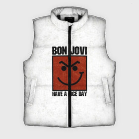 Мужской жилет утепленный 3D с принтом Have a nice day в городе Новоалтайск,  |  | bon jovi | альбом | арена | бон | бон джови | глэм | группа | джови | джон | метал | музыка | надпись | песни | поп | попрок | рок | рокер | смайл | солист | софт | стена | хард | хеви | хевиметал
