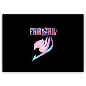 Поздравительная открытка с принтом Fairy Tail в городе Новоалтайск, 100% бумага | плотность бумаги 280 г/м2, матовая, на обратной стороне линовка и место для марки
 | Тематика изображения на принте: fairy tail | аниме | грей | легенда о хвосте феи | люси | манга | нацу | сказка о хвосте феи | хвост феи | хэппи | эрза