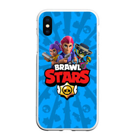 Чехол для iPhone XS Max матовый с принтом BRAWL STARS в городе Новоалтайск, Силикон | Область печати: задняя сторона чехла, без боковых панелей | android | brawl stars | bull | colt | games | mobile game | stars | берли | бо | брок | ворон | джесси | динамайк | дэррил | игры | кольт | леон | мобильные игры | мортис | нита | пайпер | пенни | поко | пэм | рикошет | спайк | тара | фрэн