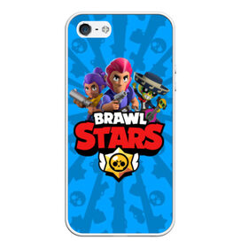 Чехол для iPhone 5/5S матовый с принтом BRAWL STARS в городе Новоалтайск, Силикон | Область печати: задняя сторона чехла, без боковых панелей | Тематика изображения на принте: android | brawl stars | bull | colt | games | mobile game | stars | берли | бо | брок | ворон | джесси | динамайк | дэррил | игры | кольт | леон | мобильные игры | мортис | нита | пайпер | пенни | поко | пэм | рикошет | спайк | тара | фрэн