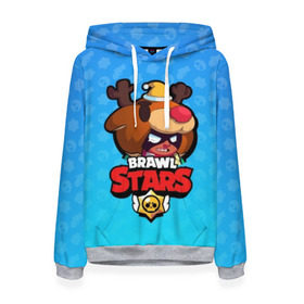 Женская толстовка 3D с принтом Nita - BRAWL STARS в городе Новоалтайск, 100% полиэстер  | двухслойный капюшон со шнурком для регулировки, мягкие манжеты на рукавах и по низу толстовки, спереди карман-кенгуру с мягким внутренним слоем. | brawl | bull | colt | crow | el primo | game | games | leon | moba | nita | online | penny | poco | shelly | spike | star | stars | wanted | брав | бравл | браво | звезда | звезды | игра | игры | онлайн | старс