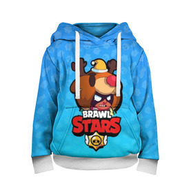 Детская толстовка 3D с принтом Nita - BRAWL STARS в городе Новоалтайск, 100% полиэстер | двухслойный капюшон со шнурком для регулировки, мягкие манжеты на рукавах и по низу толстовки, спереди карман-кенгуру с мягким внутренним слоем | brawl | bull | colt | crow | el primo | game | games | leon | moba | nita | online | penny | poco | shelly | spike | star | stars | wanted | брав | бравл | браво | звезда | звезды | игра | игры | онлайн | старс