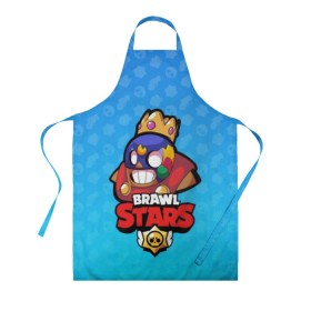 Фартук 3D с принтом El Primo - BRAWL STARS в городе Новоалтайск, 100% полиэстер | общий размер — 65 х 85 см, ширина нагрудника — 26 см, горловина — 53 см, длина завязок — 54 см, общий обхват в поясе — 173 см. Принт на завязках и на горловине наносится с двух сторон, на основной части фартука — только с внешней стороны | brawl | bull | colt | crow | el primo | game | games | leon | moba | online | penny | poco | shelly | spike | star | stars | wanted | брав | бравл | браво | звезда | звезды | игра | игры | лого | моба | онлайн | старс