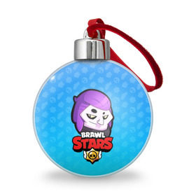 Ёлочный шар с принтом Mortis - BRAWL STARS в городе Новоалтайск, Пластик | Диаметр: 77 мм | brawl | bull | colt | crow | el primo | game | games | leon | moba | mortis | online | penny | poco | shelly | spike | star | stars | wanted | брав | бравл | браво | звезда | звезды | игра | игры | моба | онлайн | старс