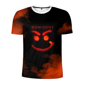 Мужская футболка 3D спортивная с принтом Bon Jovi в городе Новоалтайск, 100% полиэстер с улучшенными характеристиками | приталенный силуэт, круглая горловина, широкие плечи, сужается к линии бедра | bon jovi | альбом | арена | бон | бон джови | глэм | группа | джови | джон | метал | музыка | надпись | песни | поп | попрок | рок | рокер | смайл | солист | софт | стена | хард | хеви | хевиметал