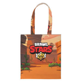 Сумка 3D повседневная с принтом BRAWL STARS (Карта) в городе Новоалтайск, 100% полиэстер | Плотность: 200 г/м2; Размер: 34×35 см; Высота лямок: 30 см | brawl | bull | colt | crow | el primo | game | games | leon | moba | online | penny | poco | shelly | spike | star | stars | wanted | брав | бравл | браво | звезда | звезды | игра | игры | лого | моба | онлайн | старс