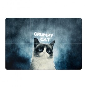 Магнитный плакат 3Х2 с принтом Grumpy Cat в городе Новоалтайск, Полимерный материал с магнитным слоем | 6 деталей размером 9*9 см | Тематика изображения на принте: кот | котики | коты | мем | мемы | сердитый кот