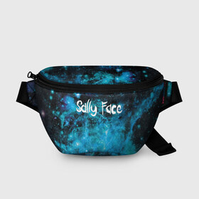 Поясная сумка 3D с принтом Sally Space в городе Новоалтайск, 100% полиэстер | плотная ткань, ремень с регулируемой длиной, внутри несколько карманов для мелочей, основное отделение и карман с обратной стороны сумки застегиваются на молнию | sally face | маска | сали | салли | салли кромсалли | фейс | фишер