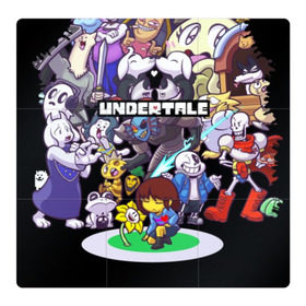 Магнитный плакат 3Х3 с принтом UNDERTALE в городе Новоалтайск, Полимерный материал с магнитным слоем | 9 деталей размером 9*9 см | Тематика изображения на принте: annoying | asriel | chara | dog | frisk | game | games | papyrus | sans | tale | under | undertale | азриэль | андертейл | игра | игры | надоедливая | надоедливые | папирус | санс | собака | собаки | фриск | чара