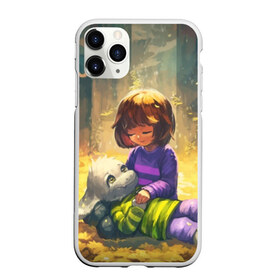 Чехол для iPhone 11 Pro Max матовый с принтом Фриск и Азриэль - UNDERTALE в городе Новоалтайск, Силикон |  | Тематика изображения на принте: annoying | asriel | chara | dog | frisk | game | games | papyrus | sans | tale | under | undertale | азриэль | андертейл | игра | игры | надоедливая | надоедливые | папирус | санс | собака | собаки | фриск | чара