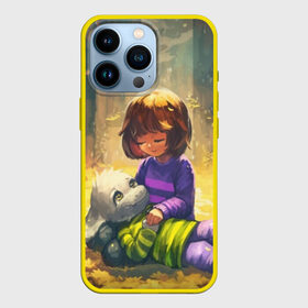 Чехол для iPhone 13 Pro с принтом Фриск и Азриэль   UNDERTALE в городе Новоалтайск,  |  | Тематика изображения на принте: annoying | asriel | chara | dog | frisk | game | games | papyrus | sans | tale | under | undertale | азриэль | андертейл | игра | игры | надоедливая | надоедливые | папирус | санс | собака | собаки | фриск | чара
