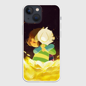 Чехол для iPhone 13 mini с принтом Фриск и Азриэль   UNDERTALE в городе Новоалтайск,  |  | annoying | asriel | chara | dog | frisk | game | games | papyrus | sans | tale | under | undertale | азриэль | андертейл | игра | игры | надоедливая | надоедливые | папирус | санс | собака | собаки | фриск | чара