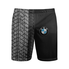 Мужские шорты спортивные с принтом BMW в городе Новоалтайск,  |  | bmw | авто | автомобиль | бмв | лого | логотип | машина | надпись | текстура
