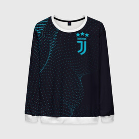 Мужской свитшот 3D с принтом Juventus в городе Новоалтайск, 100% полиэстер с мягким внутренним слоем | круглый вырез горловины, мягкая резинка на манжетах и поясе, свободная посадка по фигуре | calcio | club | cr7 | cristiano ronaldo | dybala | football | full highlights | goals | highlights | italia | juventus | napoli | roma | serie a | белый | италия | клуб | форма | черный | ювентус