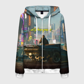 Мужская толстовка 3D на молнии с принтом CYBERPUNK 2077 в городе Новоалтайск, 100% полиэстер | длина до линии бедра, манжеты и пояс оформлены мягкой тканевой резинкой, двухслойный капюшон со шнурком для регулировки, спереди молния, по бокам два кармана | 2019 | cd project red | cyberpunk 2077 | future | hack | night city | samurai | sci fi | андроиды | безумие | будущее | киберпанк 2077 | логотип | роботы | самураи | фантастика | цифры