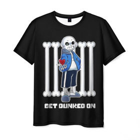 Мужская футболка 3D с принтом Undertale в городе Новоалтайск, 100% полиэфир | прямой крой, круглый вырез горловины, длина до линии бедер | animation | chara | comic | dub | flowey | frisk | megalovania | papyrus | sans | undertale comic dub | андертейл | папирус | подземная | санс | сказка