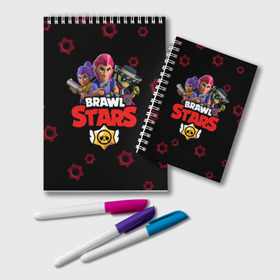 Блокнот с принтом BRAWL STARS - COLT в городе Новоалтайск, 100% бумага | 48 листов, плотность листов — 60 г/м2, плотность картонной обложки — 250 г/м2. Листы скреплены удобной пружинной спиралью. Цвет линий — светло-серый
 | android | brawl stars | bull | colt | games | mobile game | stars | берли | бо | брок | ворон | джесси | динамайк | дэррил | игры | кольт | леон | мобильные игры | мортис | нита | пайпер | пенни | поко | пэм | рикошет | спайк | тара | фрэн