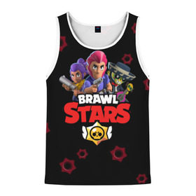 Мужская майка 3D с принтом BRAWL STARS - COLT в городе Новоалтайск, 100% полиэстер | круглая горловина, приталенный силуэт, длина до линии бедра. Пройма и горловина окантованы тонкой бейкой | android | brawl stars | bull | colt | games | mobile game | stars | берли | бо | брок | ворон | джесси | динамайк | дэррил | игры | кольт | леон | мобильные игры | мортис | нита | пайпер | пенни | поко | пэм | рикошет | спайк | тара | фрэн