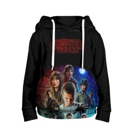 Детская толстовка 3D с принтом Stranger Things в городе Новоалтайск, 100% полиэстер | двухслойный капюшон со шнурком для регулировки, мягкие манжеты на рукавах и по низу толстовки, спереди карман-кенгуру с мягким внутренним слоем | netflix | stranger | stranger things | things | из сериалов | из фильмов | модные | нетфликс | очень странные дела | прикольные | сериал | сериалы | странные дела | фильмы