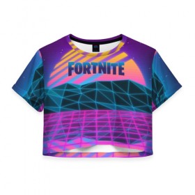 Женская футболка Cropp-top с принтом Fortnite (Кровавые Звезды). в городе Новоалтайск, 100% полиэстер | круглая горловина, длина футболки до линии талии, рукава с отворотами | 3d | fortnite | абстракция | дизайн | звезды | игра | искусство | космос | кровавые звезды | линии | луна | надпись | стиль | текстура | эмблема