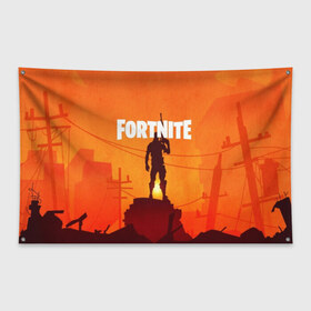 Флаг-баннер с принтом Fortnite в городе Новоалтайск, 100% полиэстер | размер 67 х 109 см, плотность ткани — 95 г/м2; по краям флага есть четыре люверса для крепления | 3d | fortnite | абстракция | дизайн | закат | игра | искусство | минимализм | надпись | оружие | природа | силуэт | текстура