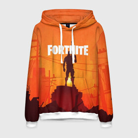Мужская толстовка 3D с принтом Fortnite. в городе Новоалтайск, 100% полиэстер | двухслойный капюшон со шнурком для регулировки, мягкие манжеты на рукавах и по низу толстовки, спереди карман-кенгуру с мягким внутренним слоем. | 3d | fortnite | абстракция | дизайн | закат | игра | искусство | минимализм | надпись | оружие | природа | силуэт | текстура
