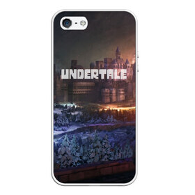 Чехол для iPhone 5/5S матовый с принтом UNDERTALE в городе Новоалтайск, Силикон | Область печати: задняя сторона чехла, без боковых панелей | game | undertale | азриэль дримурр | альфис | андайн | андертейл | асгор дримурр | добро | дьявол | зло | игра | игры | кости | меттатон | папирус | санс | стрела | ториэль | трезубец | фриск | чара | черный