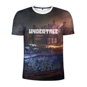 Мужская футболка 3D спортивная с принтом UNDERTALE в городе Новоалтайск, 100% полиэстер с улучшенными характеристиками | приталенный силуэт, круглая горловина, широкие плечи, сужается к линии бедра | Тематика изображения на принте: game | undertale | азриэль дримурр | альфис | андайн | андертейл | асгор дримурр | добро | дьявол | зло | игра | игры | кости | меттатон | папирус | санс | стрела | ториэль | трезубец | фриск | чара | черный