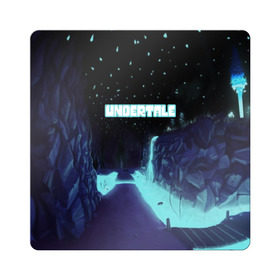 Магнит виниловый Квадрат с принтом UNDERTALE FANTASY в городе Новоалтайск, полимерный материал с магнитным слоем | размер 9*9 см, закругленные углы | Тематика изображения на принте: game | undertale | азриэль дримурр | альфис | андайн | андертейл | асгор дримурр | добро | дьявол | зло | игра | игры | кости | меттатон | папирус | санс | стрела | ториэль | трезубец | фриск | чара | черный