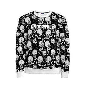 Детский свитшот 3D с принтом UNDERTALE в городе Новоалтайск, 100% полиэстер | свободная посадка, прямой крой, мягкая тканевая резинка на рукавах и понизу свитшота | Тематика изображения на принте: game | undertale | азриэль дримурр | альфис | андайн | андертейл | асгор дримурр | добро | дьявол | зло | игра | игры | кости | меттатон | папирус | санс | стрела | ториэль | трезубец | фриск | чара | черный