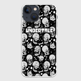 Чехол для iPhone 13 mini с принтом UNDERTALE в городе Новоалтайск,  |  | game | undertale | азриэль дримурр | альфис | андайн | андертейл | асгор дримурр | добро | дьявол | зло | игра | игры | кости | меттатон | папирус | санс | стрела | ториэль | трезубец | фриск | чара | черный