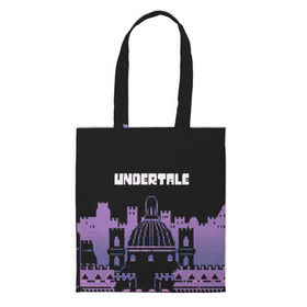 Сумка 3D повседневная с принтом UNDERTALE в городе Новоалтайск, 100% полиэстер | Плотность: 200 г/м2; Размер: 34×35 см; Высота лямок: 30 см | game | undertale | азриэль дримурр | альфис | андайн | андертейл | асгор дримурр | добро | дьявол | зло | игра | игры | кости | меттатон | папирус | санс | стрела | ториэль | трезубец | фриск | чара | черный