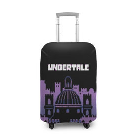 Чехол для чемодана 3D с принтом UNDERTALE в городе Новоалтайск, 86% полиэфир, 14% спандекс | двустороннее нанесение принта, прорези для ручек и колес | game | undertale | азриэль дримурр | альфис | андайн | андертейл | асгор дримурр | добро | дьявол | зло | игра | игры | кости | меттатон | папирус | санс | стрела | ториэль | трезубец | фриск | чара | черный