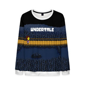 Мужской свитшот 3D с принтом Undertale Pixel Game в городе Новоалтайск, 100% полиэстер с мягким внутренним слоем | круглый вырез горловины, мягкая резинка на манжетах и поясе, свободная посадка по фигуре | game | undertale | азриэль дримурр | альфис | андайн | андертейл | асгор дримурр | добро | дьявол | зло | игра | игры | кости | меттатон | папирус | санс | стрела | ториэль | трезубец | фриск | чара | черный